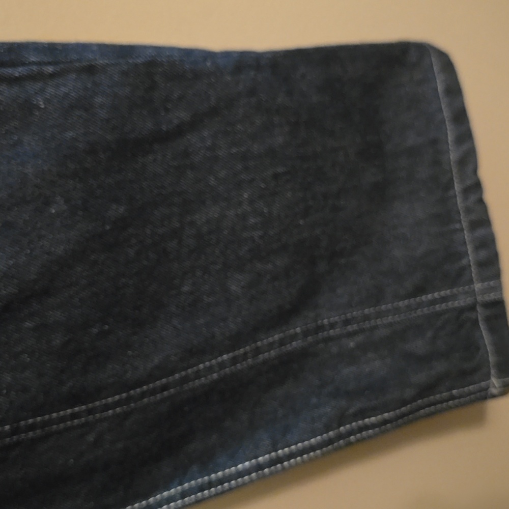 New Wild Fable Women's‎ Size 4 32 Inseam Dark Wash High Rise Carpenter Jeans - Picture 4 of 8